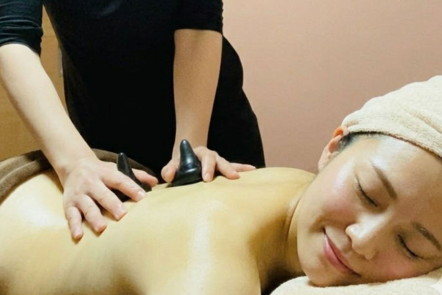 体の芯から温めるトリートメント